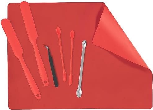 Sili 7 Piece Silicone Craft Mat Epoxy/Resin Complete Mixing Kit