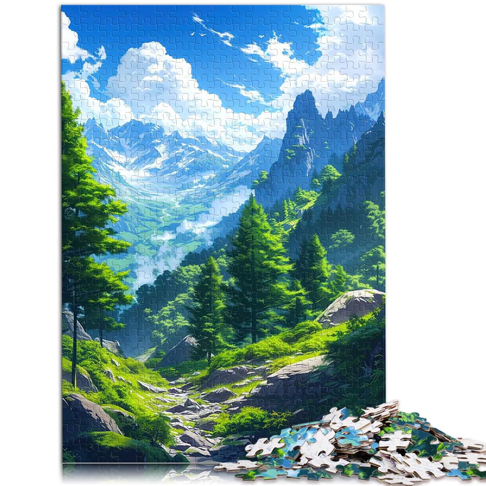 Majestic Peaks Puzzle da 2000 pezzi per adolescenti Aiuta il cervello ad allenare i giocattoli che creano dipendenza per coltivare la pazienza Adatto alle coppie 70x100cm