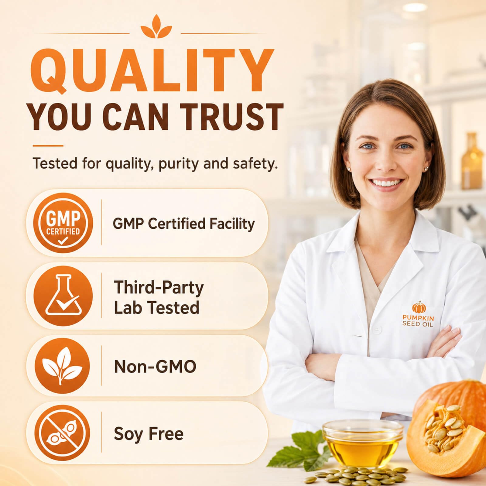 NATURE TARGET Pumpkin Seed Oil, with Saw Palmetto, 3000mg, 120 Softgels — Amazon image 4