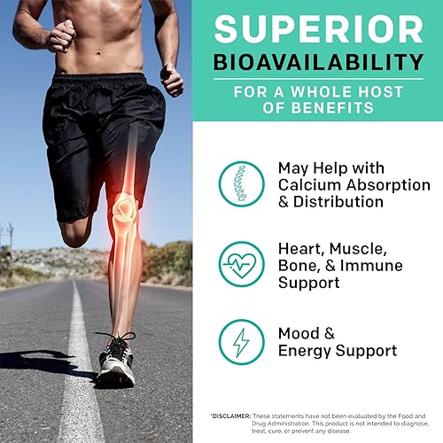 Miniatura 32 de Suplementos de calcio 4 en 1 para mujeres y hombres – Calcio con vitamina D3 K2 suplemento de 5000 UI, 601 mg por porción, sin gluten, apto