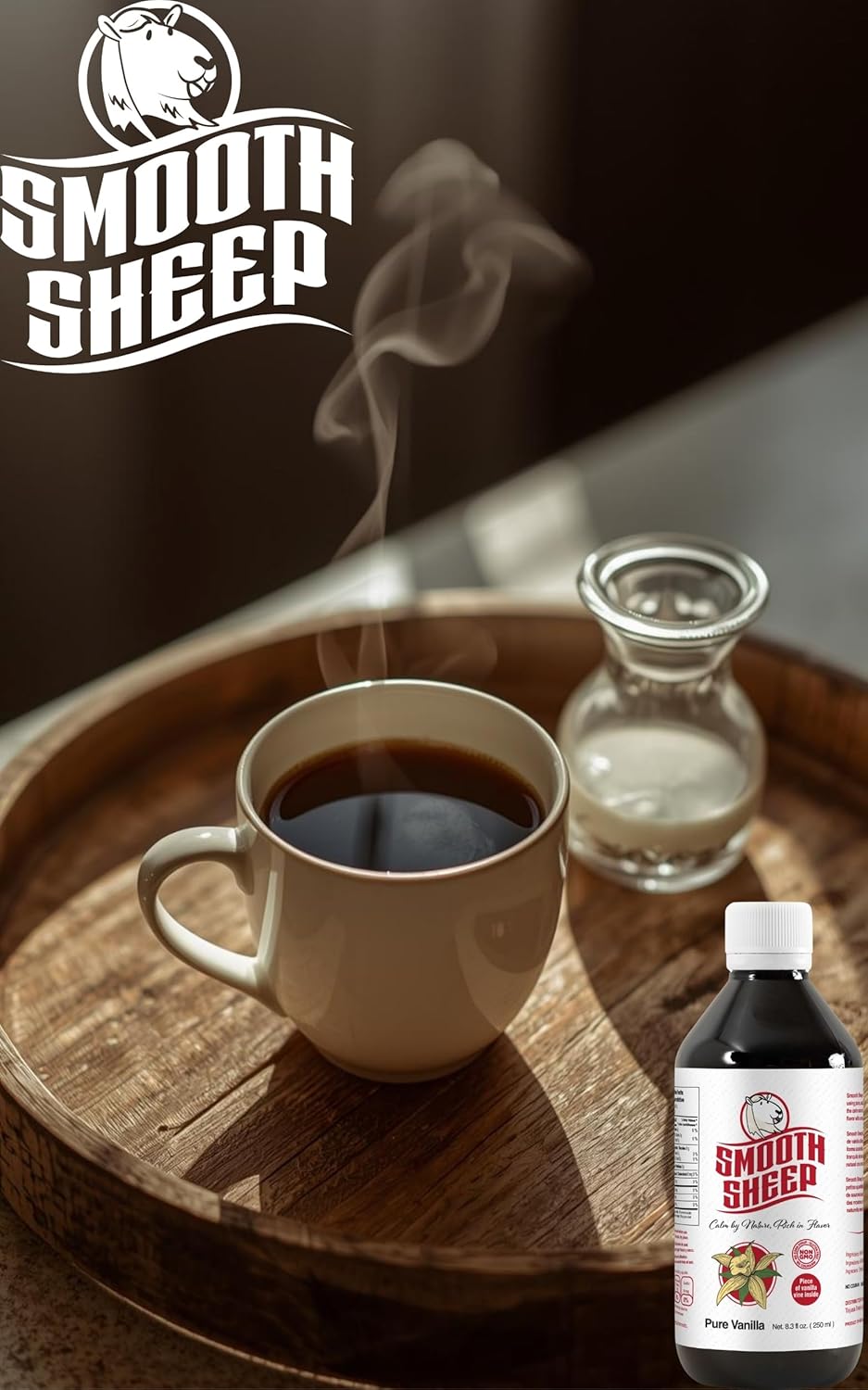 Smooth Sheep Vanilla | Mexican Vanilla for Baking and Desserts | Made with Real Vanilla Bean | Vainilla Mexicana Buena 33.8oz (1 Liter (Pack of 1))