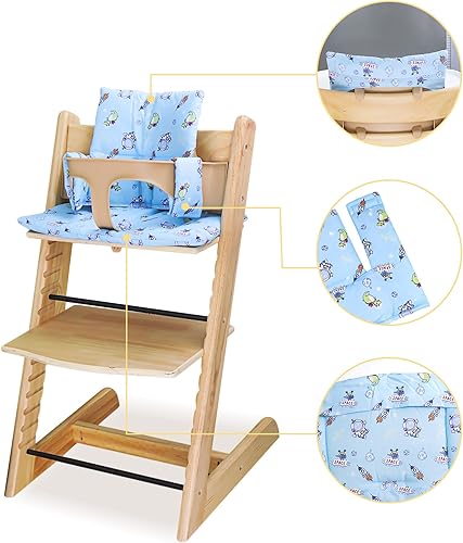 Miniatura 6 de Cojín para silla alta Tripp Trapp, suave y cómodo para Tripp Trapp - Cojín para silla alta Tripp Trapp, para el juego de cojines Tripp Trapp hace