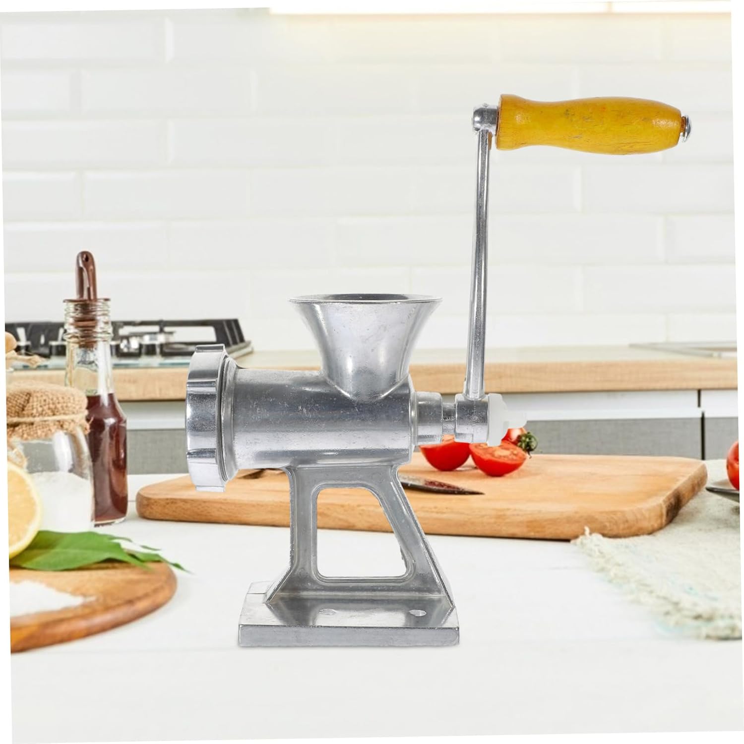 1set Meat Sausage Stuffer Hand Meat Grinder Sausage Maker Domestic Minced Machine