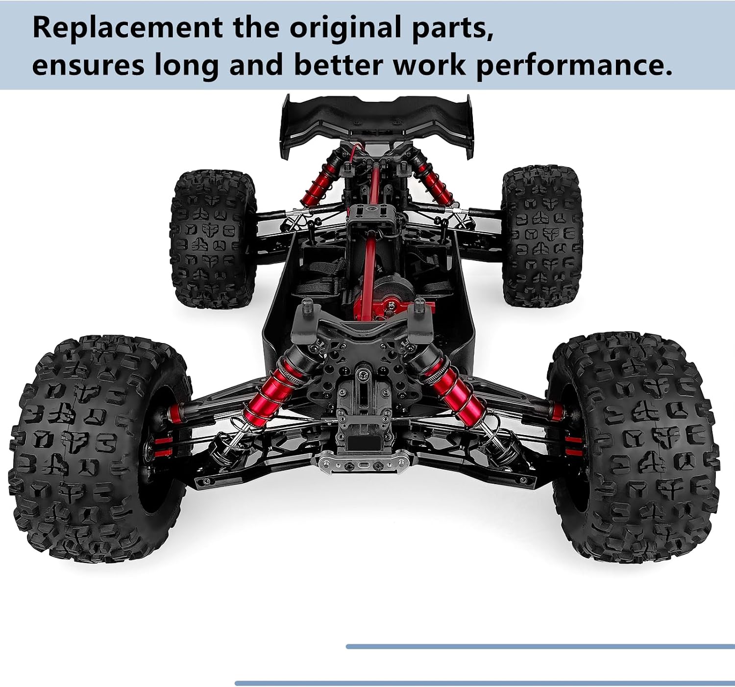 MORLORDY RC Front Lower Suspension Arms Aluminum Alloy Front A-arms Set for 1/5 Kraton 4WD 8S BLX ARA110002 Truck Upgrades