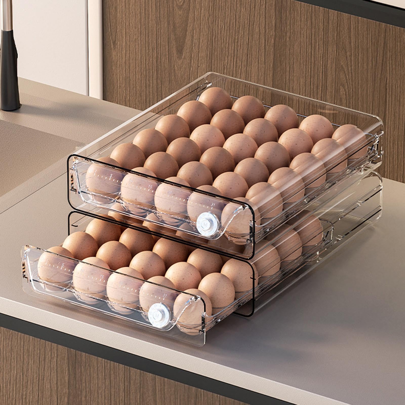 Portauova, contenitori per conservare le uova, organizzazione, uova | in modo efficiente in ogni momento, cucina, contenitore per conservare le , cassetto, contenitore per la freschezza.