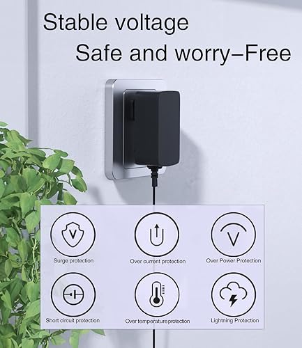 Miniatura 7 de Cargador de pistola de masaje de 24 V 1A, cable de alimentación para pistola de masaje sin escobillas, compatible con HypervoltAERLANG