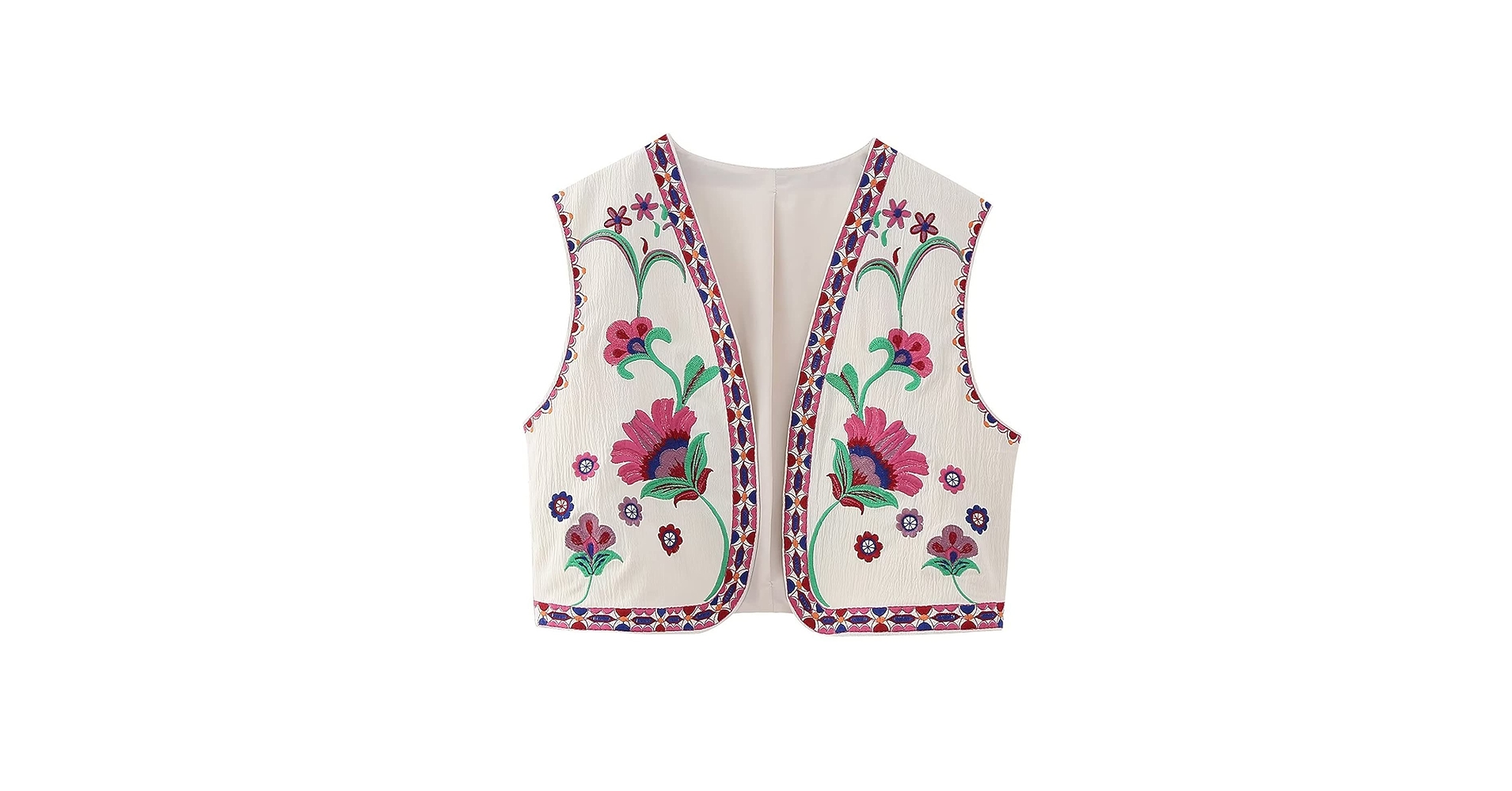Amazon.com: Ynocfri Embroidered Vest Tops for Women Vintage