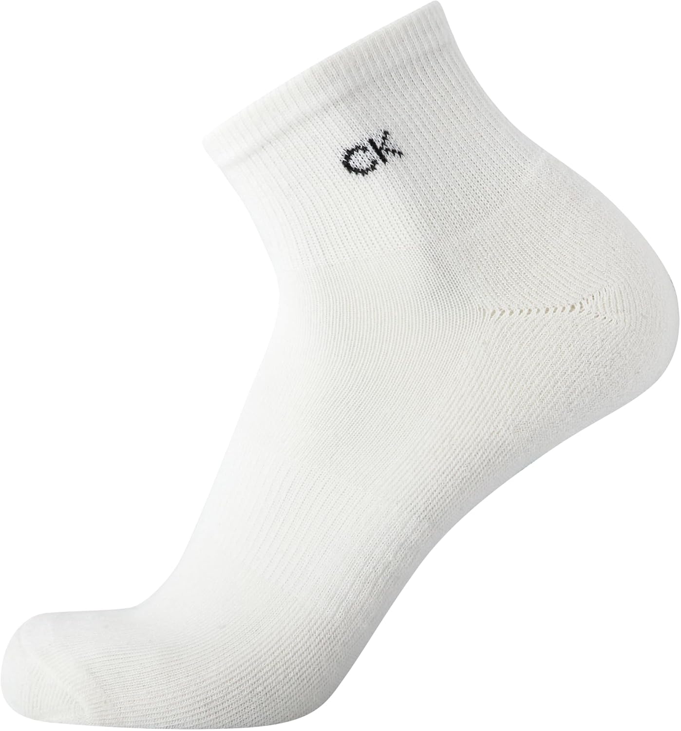 Calvin Klein Mens Quarter Socks - 6 Pack Cushioned Mini Crew Athletic Socks for Men, Ideal for Running, Sport, and Hiking - Image 5