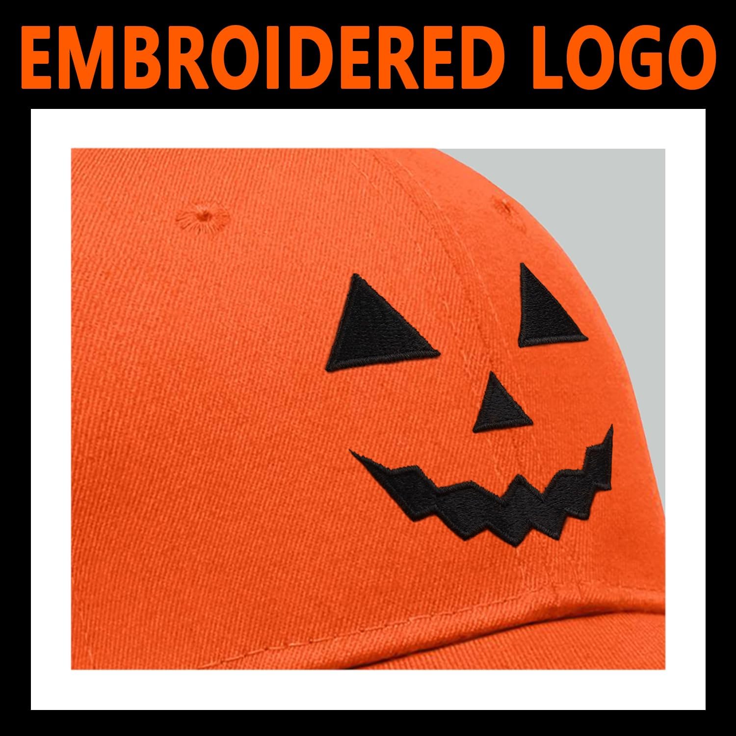 Halloween Trucker Hat Embroidered Adjustable Washable Halloween Baseball Caps Gift for Men and Women - Image 4