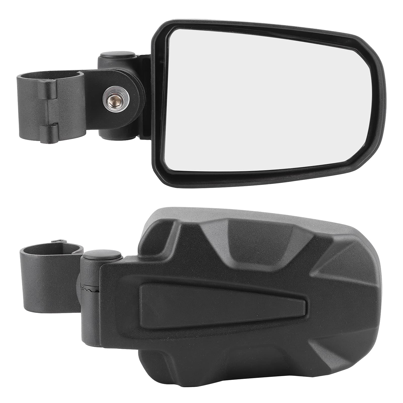 Generic Uniwersalne Lusterko Wsteczne 1,75 Cala do Motocykla UTV ATV Rower Górski Szerokokątne Lusterko Boczne ze Stopu Aluminium