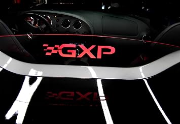 Wind Deflector for Pontiac Solstice Convertble 2006+, Wind Blocker with GXP Graphic Logo, Multi-Color LED w Dimmer Remote, Bundle Price