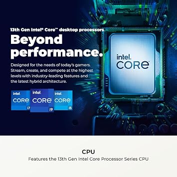 CyberPowerPC Gamer Xtreme VR Gaming PC, Intel Core i5-13400F 2.5GHz, GeForce RTX 5060 8GB, 16GB DDR5, 1TB PCIe 4.0 SSD, WiFi Ready & Windows 11 Home (GXiVR8060A40)