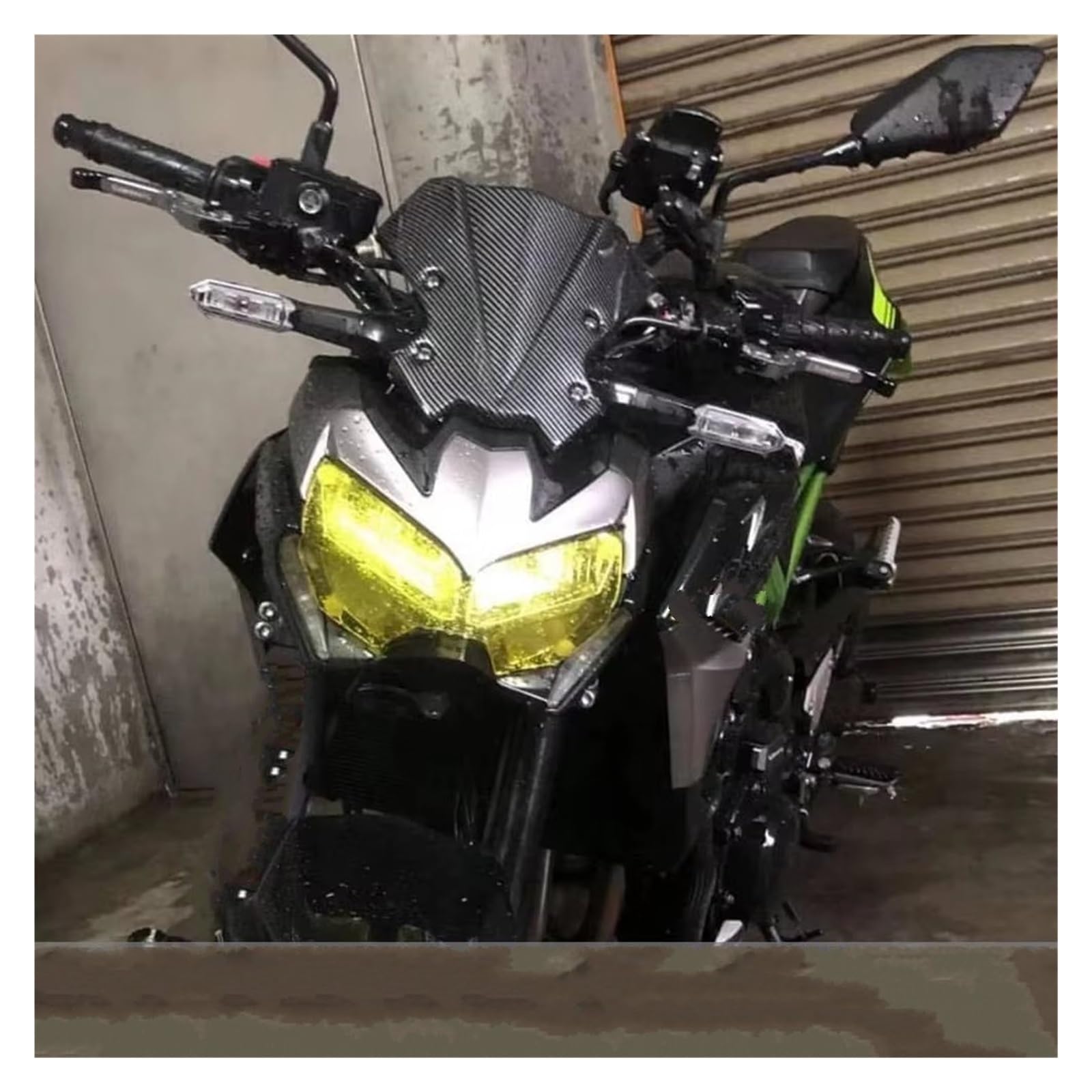 Cupolino Spoiler Per KAWASAKI Per Z650 Per Z-650 Per Z 650 Per Z900 2020 2021 2022 2023 2024 2025 Copertura Testa Naso Carenatura Parabrezza(Carbon)