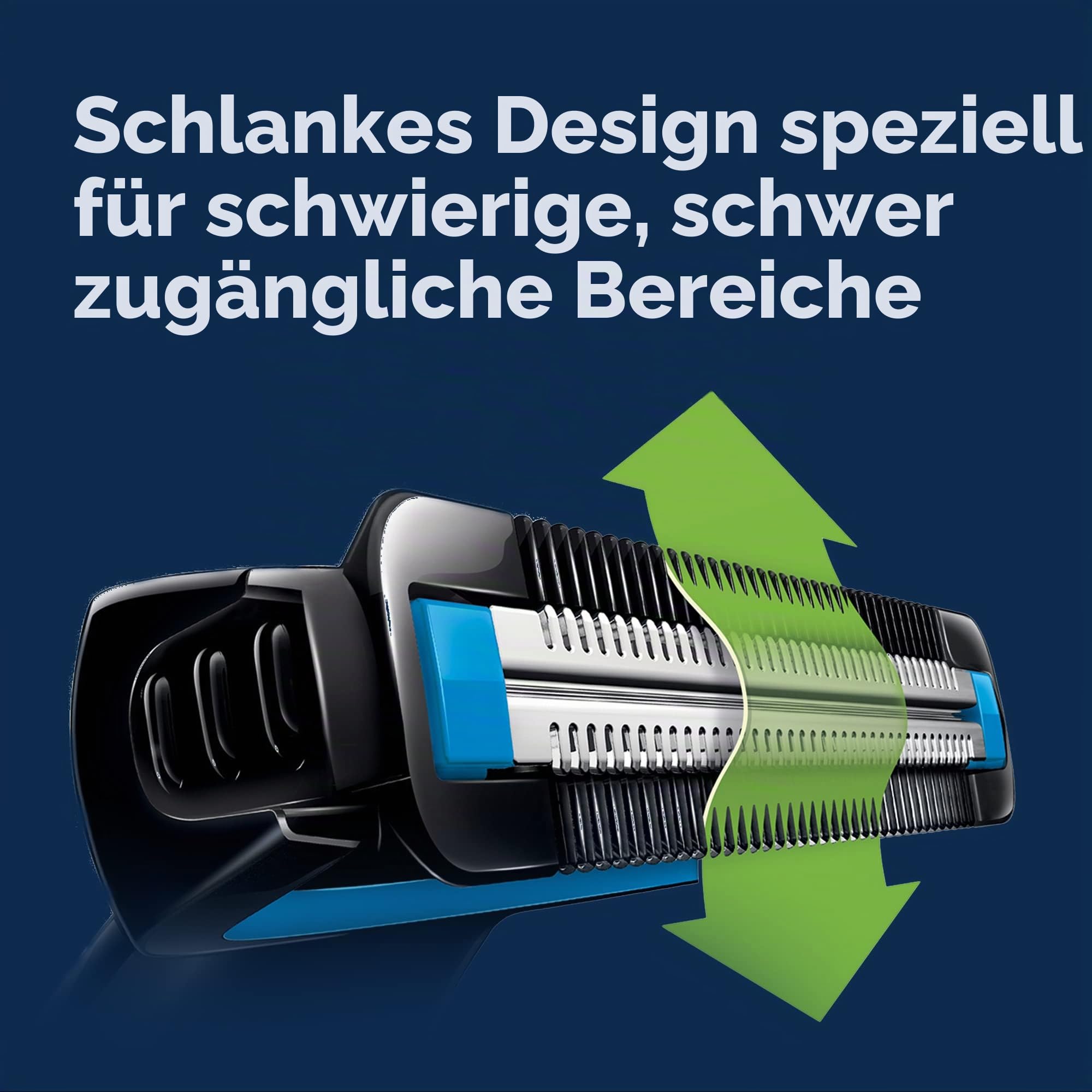 Philips Norelco BG1026/60, Bodygroom-Serie 1100, wasserfest, für Herren
