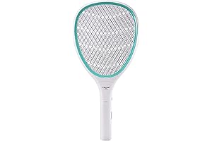 Faicuk Rechargeable Bug Zapper Racket for Effective Fly and Mosquito Control