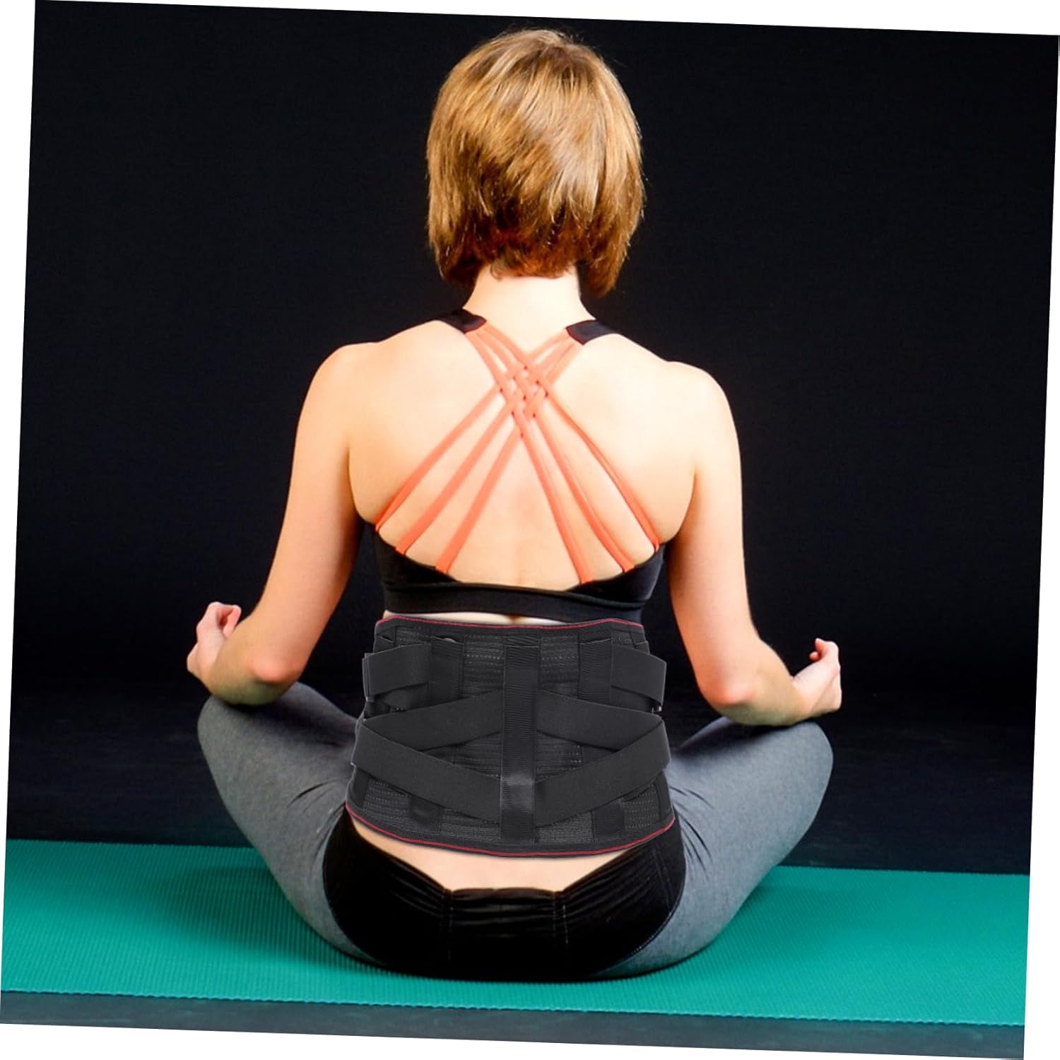 Beaupretty Xback Back Brace Back Brace Posture Corrector Widened Waist Belt Lumbar Breathable Support for Male Female