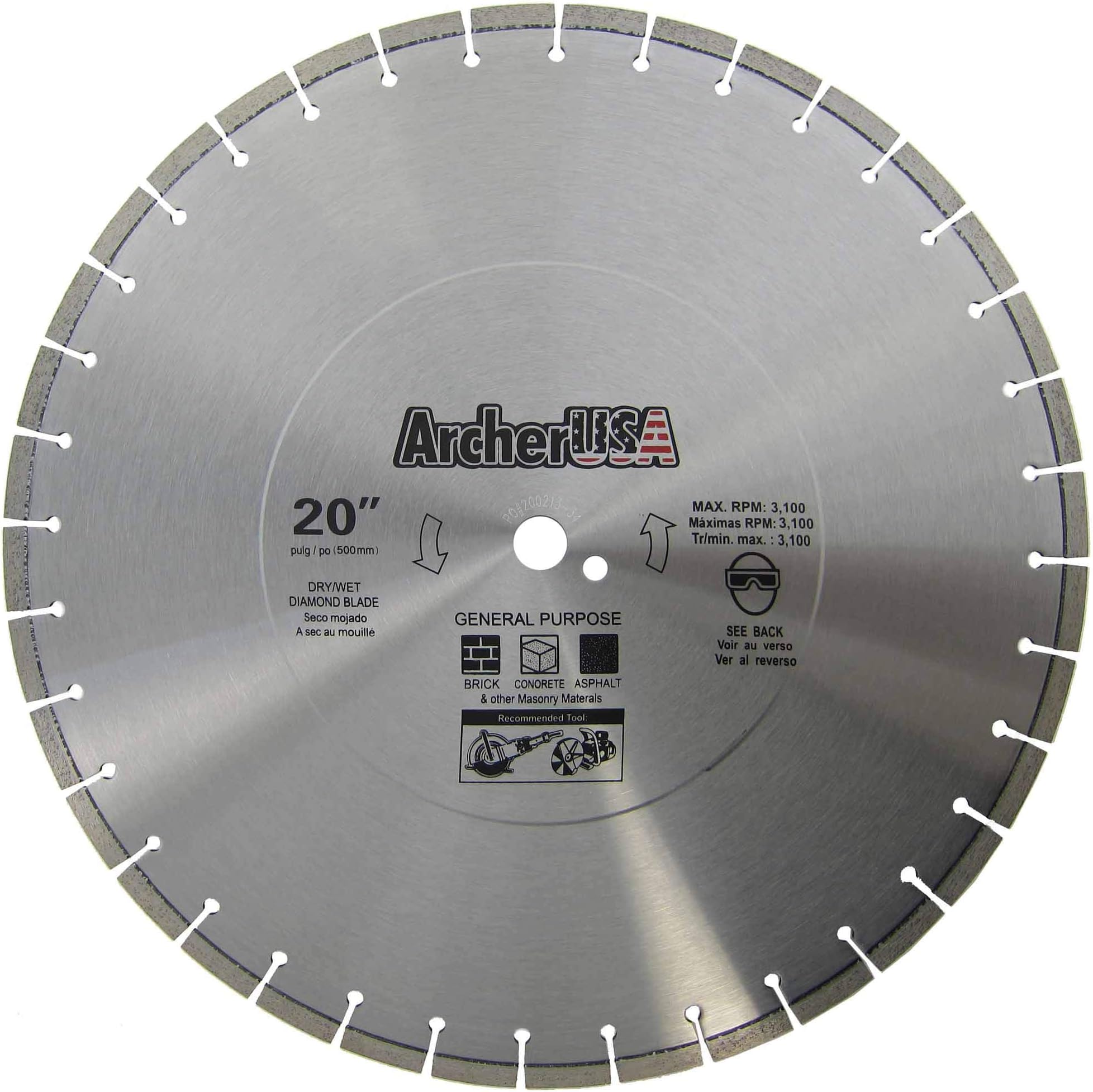 Archer PRO Diamond Blade 20 in. for General Purpose