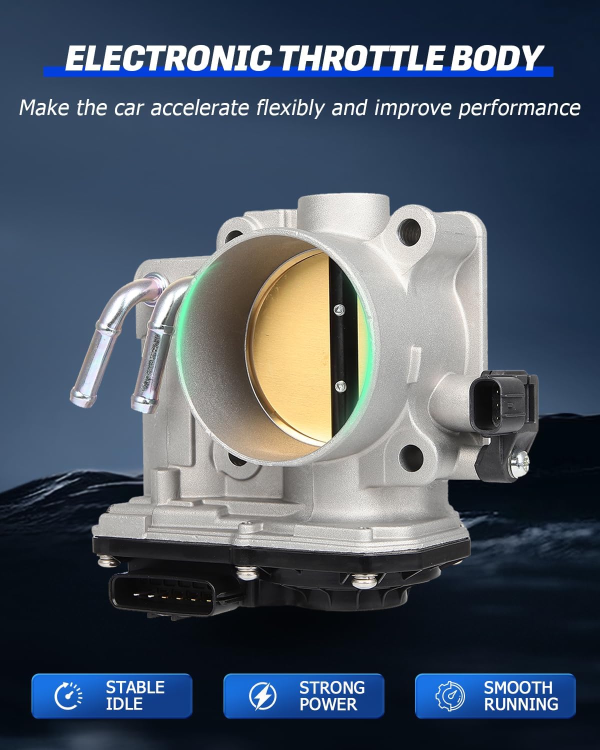 Throttle Body Compatible 2007-2009 for Acura for MDX | 2013-2015 for Acura for RDX | 2009-2014 for Acura for TL | 2008-2012 for Honda for Accord Replace 16400RYEA01