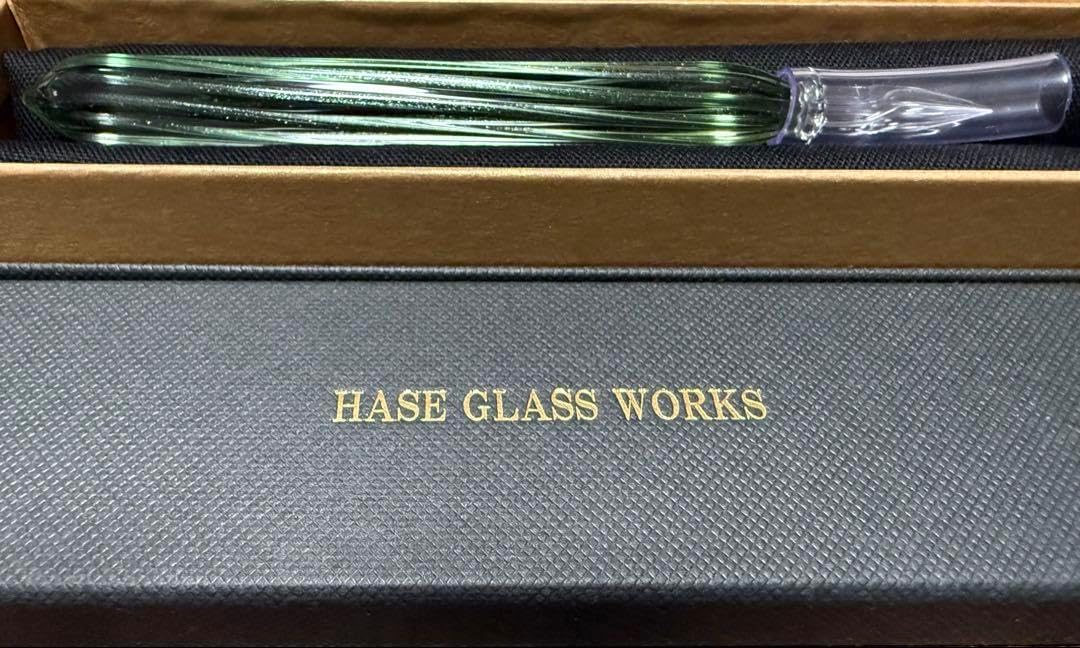 HASE GLASS WORKS ガラスペン ストライプ　ショート　硝子工房 HASE GLASS WORKS ガラスペン ストライプ ショート 硝子工房HASE硝子