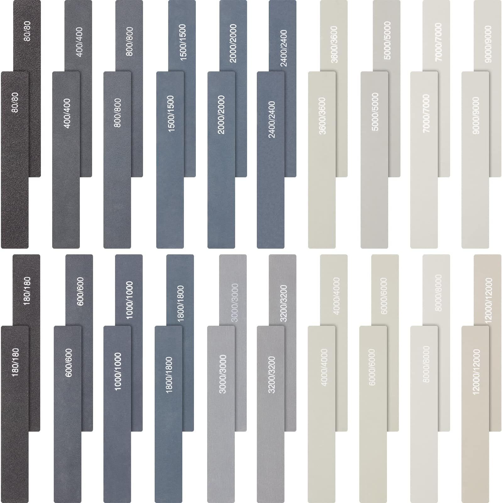 Honoson 40 Polishing Rods for Plastic Model Metal Wood Sanding Rods Model B...