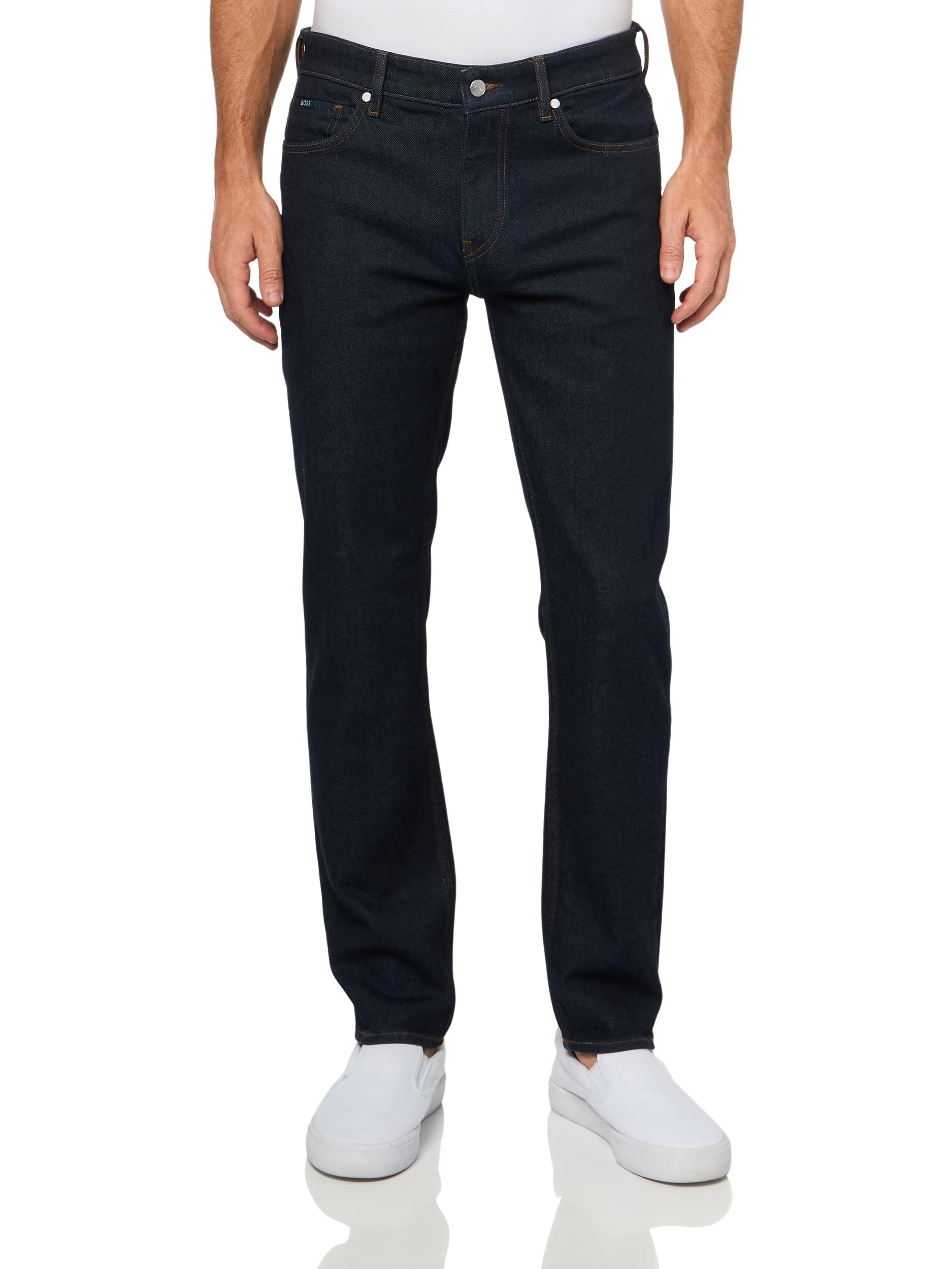 

                                                    BOSS, H-Delaware Slim Fit Denim Jeans, Deep Navy B