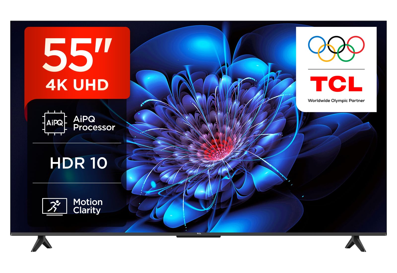 TCL Smart TV P6K LED 4K UHD HDR de 55 polegadas |Google TV, 60Hz