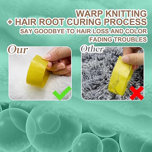 Miniatura 6 de Moenchy Manta suave de 3 libras, color azul lago, ultra cálida, peluda, reversible, de pelo sintético, cómoda manta para cama, sofá y Roma, 50 x 60