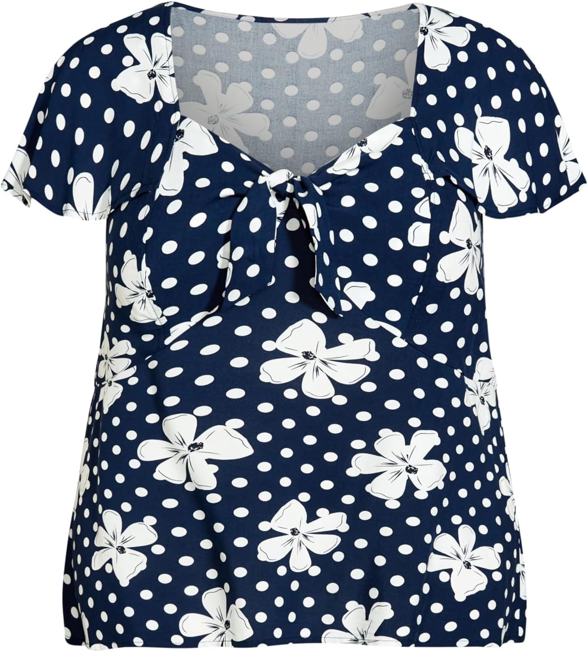 Loralette Women's Plus Size Top-Kata Print - Image 5