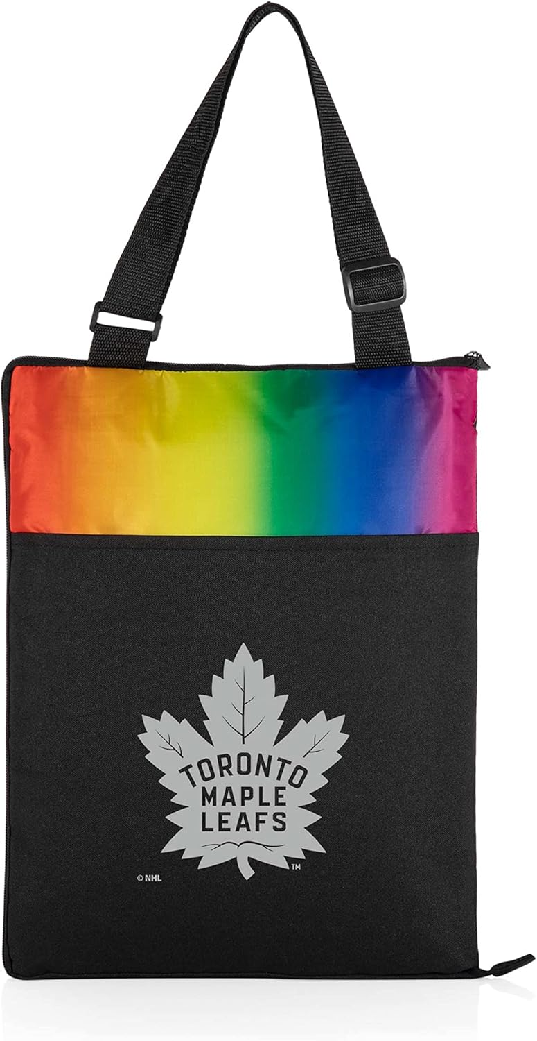 PICNIC TIME NHL Unisex-Adult NHL Vista Outdoor Picnic Blanket & Tote, Beach Blanket, Camping Blanket