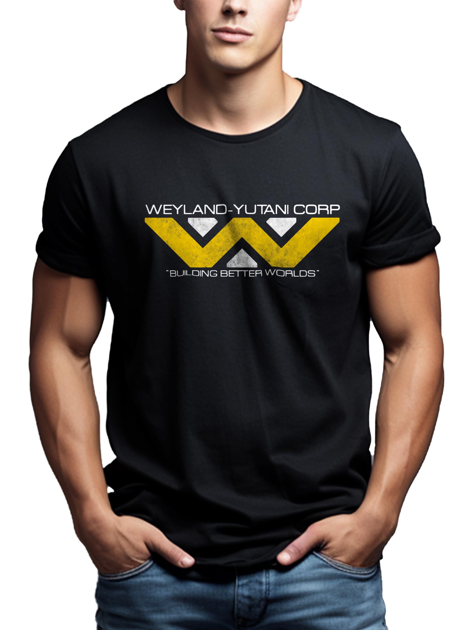 MAKAYA Alien Camiseta para Hombre - Weyland Yutani T-Shirt