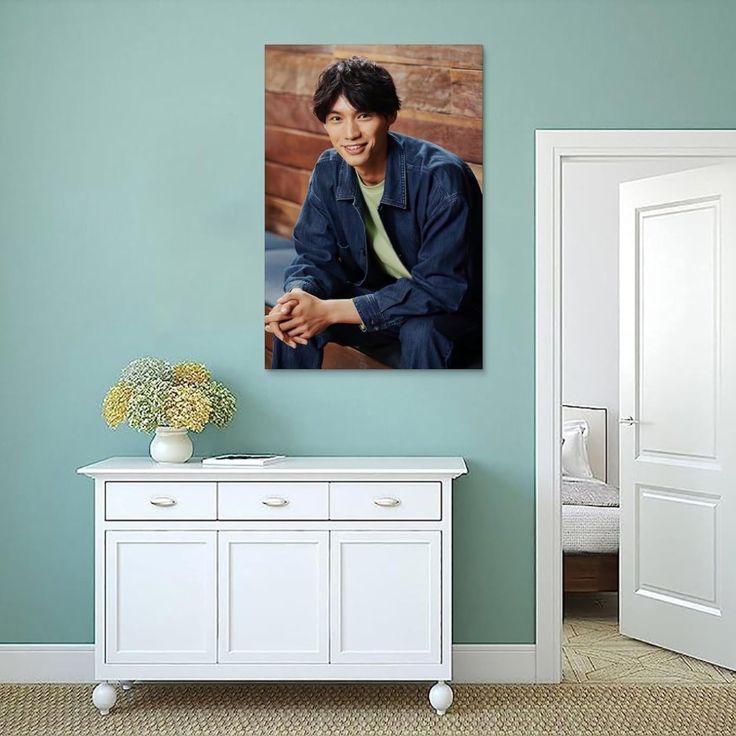 福士苍汰アートポスターキャンバス モダン スタイル壁画ルーム デコレーション素晴らしいギフト ハングアップする準備ができて24x36