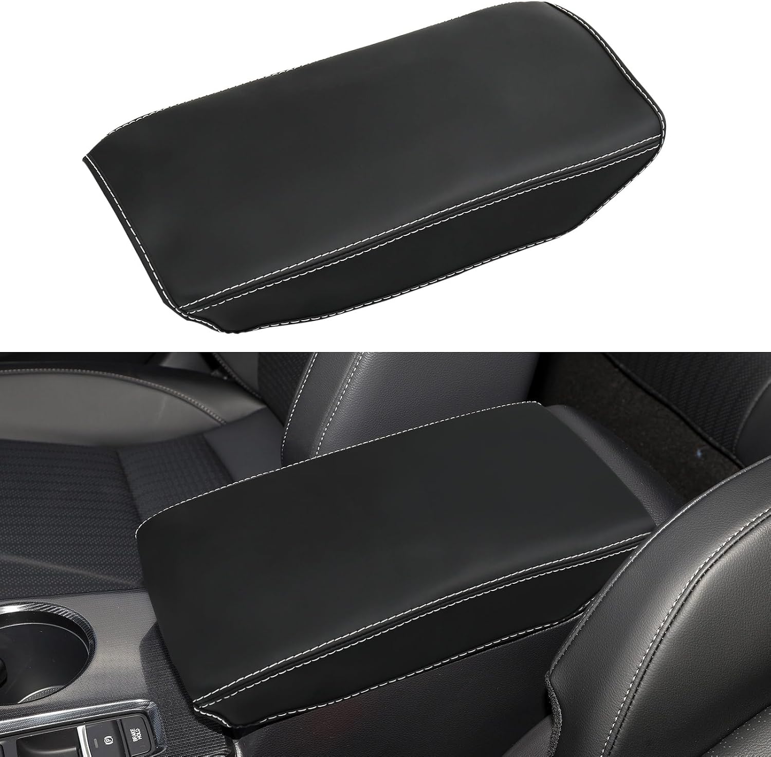 BILOPER Leather Center Console Armrest Cover for 2022–2025 Honda Civic (11th Gen)