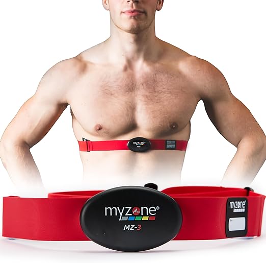 Myzone MZ3 Physical Activity Chest Strap Heart Rate Monitor Amazon