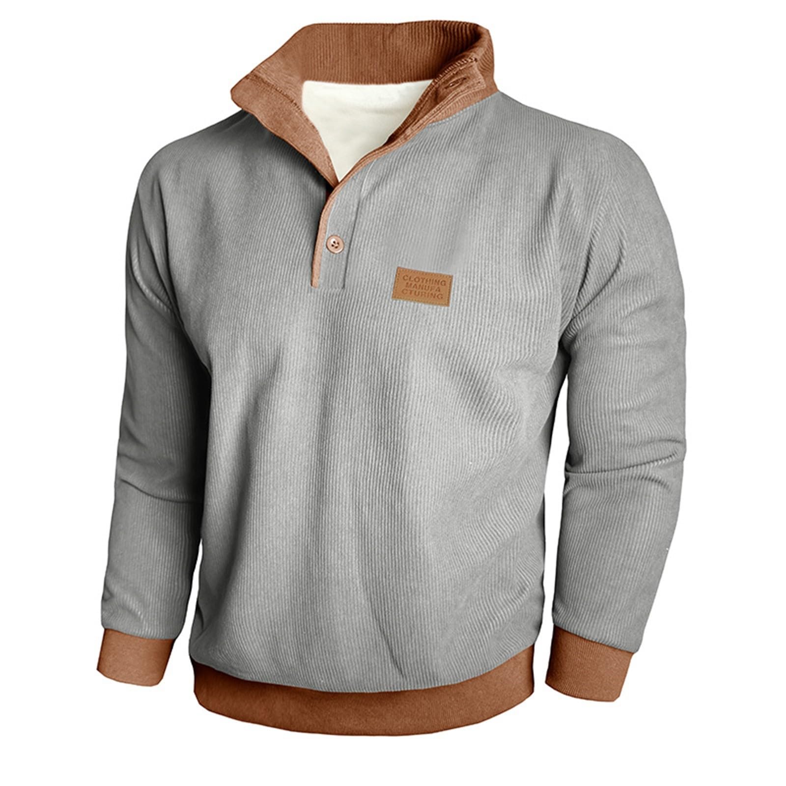 Sudaderas Hombres con Capucha Sudadera Informal De Cuello Alto, Manga Larga E Invierno para Hombre, Forro Y Sin Partido A Camisa Mangas Proteccion Solar El Sol Chandal Hombre Completo