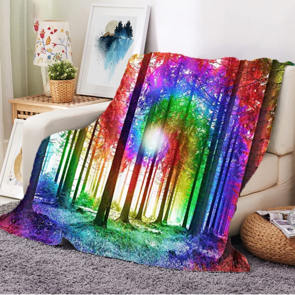 布団・毛布 Rainbow disco club blanket Amazon.com: TOWINSFB Neon Rainbow Sequin Throw Blanket