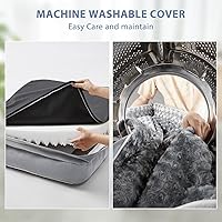 Vista 6 de BFPETHOME Cama ortopédica para perros extra grandes, sofá cama grande impermeable para perros con funda extraíble lavable, cama grande para mascotas