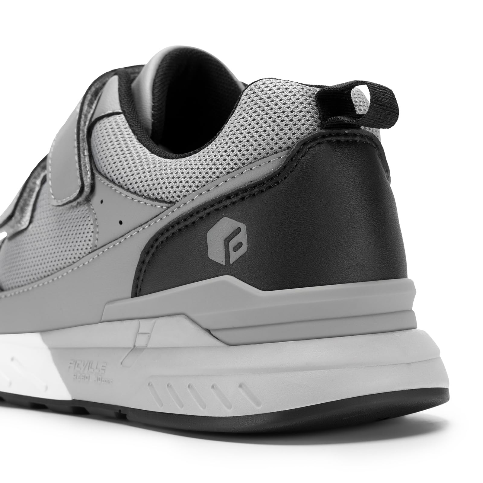 FitVille Schuhe Herren Extra Weite Sneaker mit Klettverschluss Bequem Walkingschuhe für breite platt Füßen