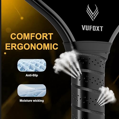 Miniatura 4 de Pickleball Paddles Set of 24, USAPA Approved Carbon Fiber Surface Pickle Ball Set - 14mm PP Honeycomb Core of Lightweight Pickleball Rackets