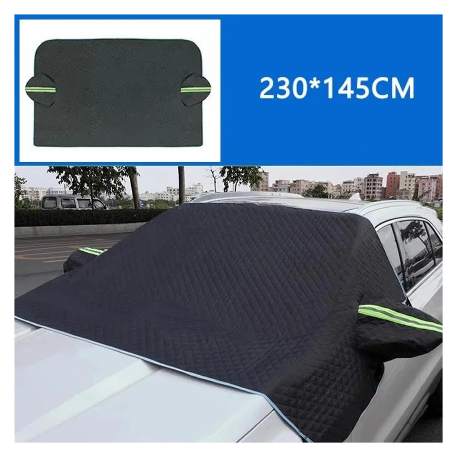 Copertura Antineve Per Auto Addensata Nera Copertura Di Protezione Per Parabrezza Per Auto Antigelo Antigelo Per Finestrino Anteriore Parasole Parti Esterne Copinverno Ertura Per Parabrezza Auto