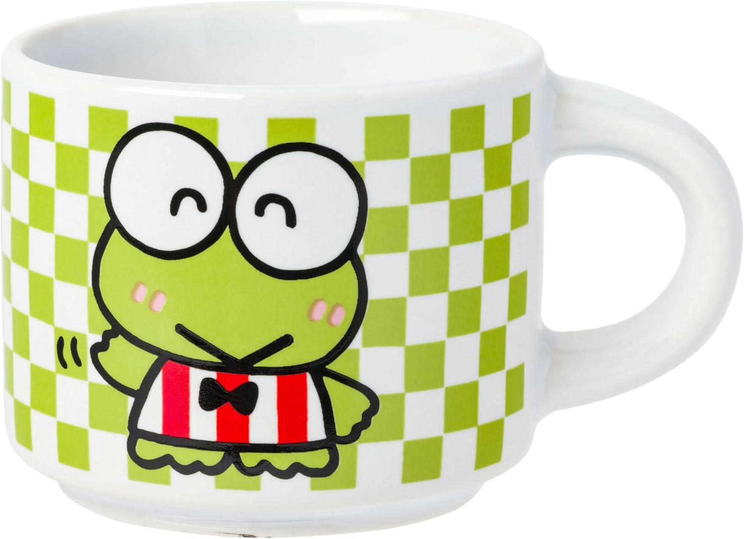 Silver Buffalo Sanrio Hello Kitty and Friends Featuring Keroppi, My Melody, and Pompompurin 4 Pack Ceramic Espresso Cup Set, 3 Ounces