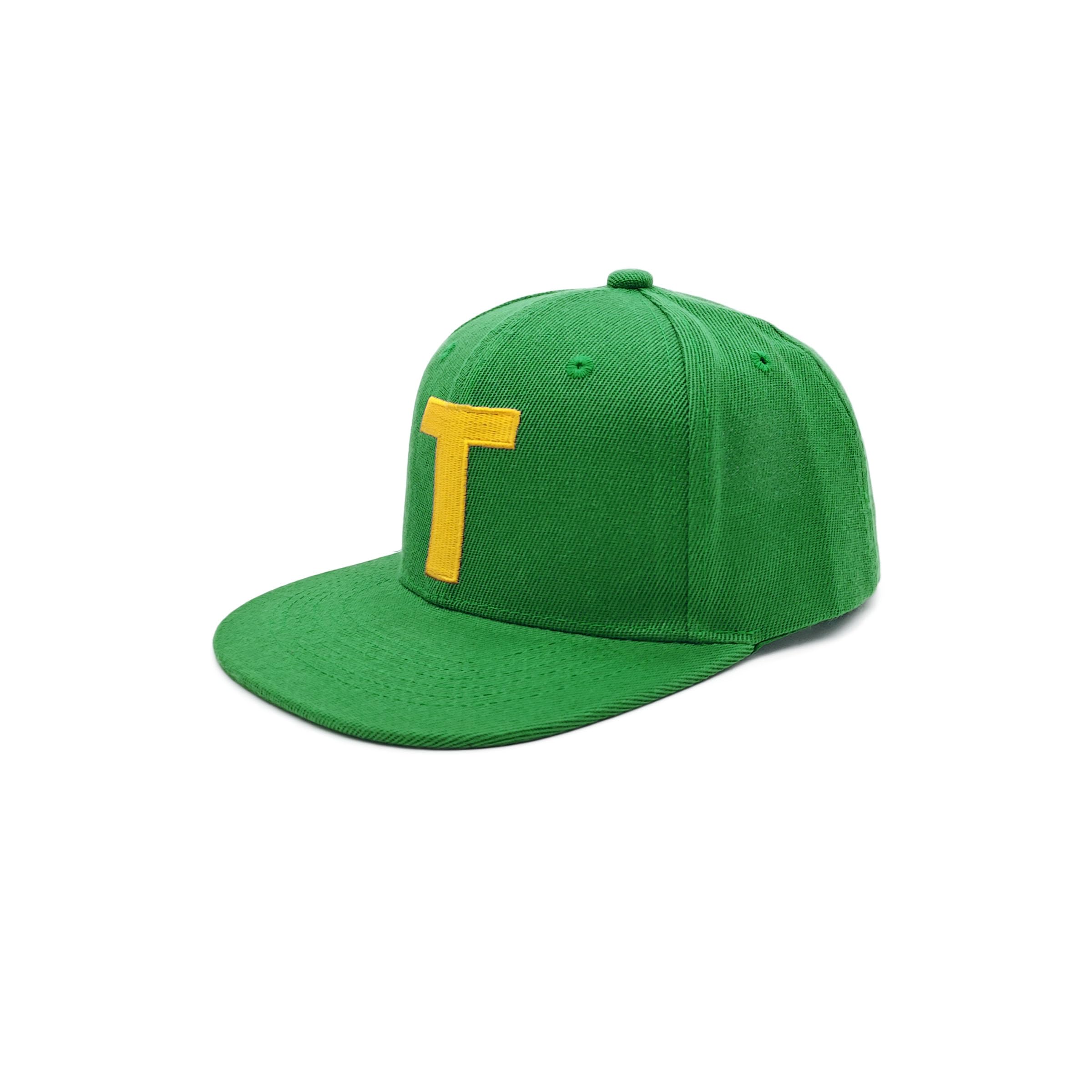 ASVP Shop Casquettes pour Enfants Rouge Bleu Vert avec Bande Réglable et Lettre Brodée Costume