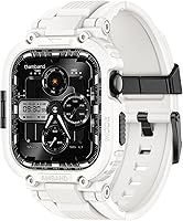 Vista 23 de amBand Bands - Funda protectora de pantalla compatible con Apple Watch Ultra 3/2/1 de 1.732 pulgadas, correa resistente M1 Sport Series y película