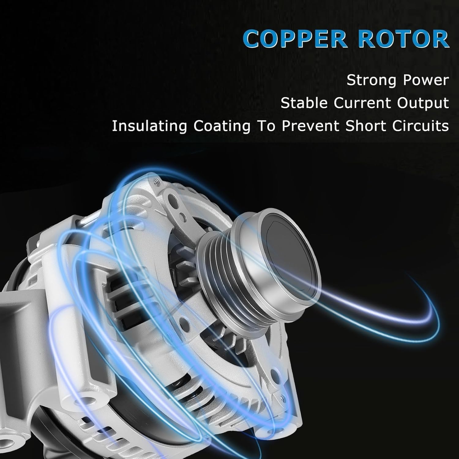 New Alternator Replacement for GMC Canyon 2015-2016,for Cadillac ATS 2013-2019,for Cadillac CTS 2014-2019,for Chevy Camaro 2016-2020 Electrical Alternators 104210-1962 13592811 1042101960