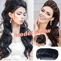 Vista 3 de Bump It Up - Moño de pelo falso invisible para el cabello, base para el cabello, almohadilla para el cabello, inserto de peinado, herramienta