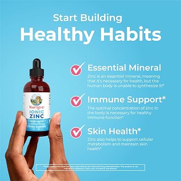 MaryRuth's Organic Liquid Zinc Drops for Kids, Immune Support, Vegan, 2oz | Immune Support, Vegan