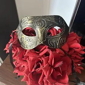 Máscara Veneza 50 Tons Veneziana Carnaval Baile De Máscaras Cosplay