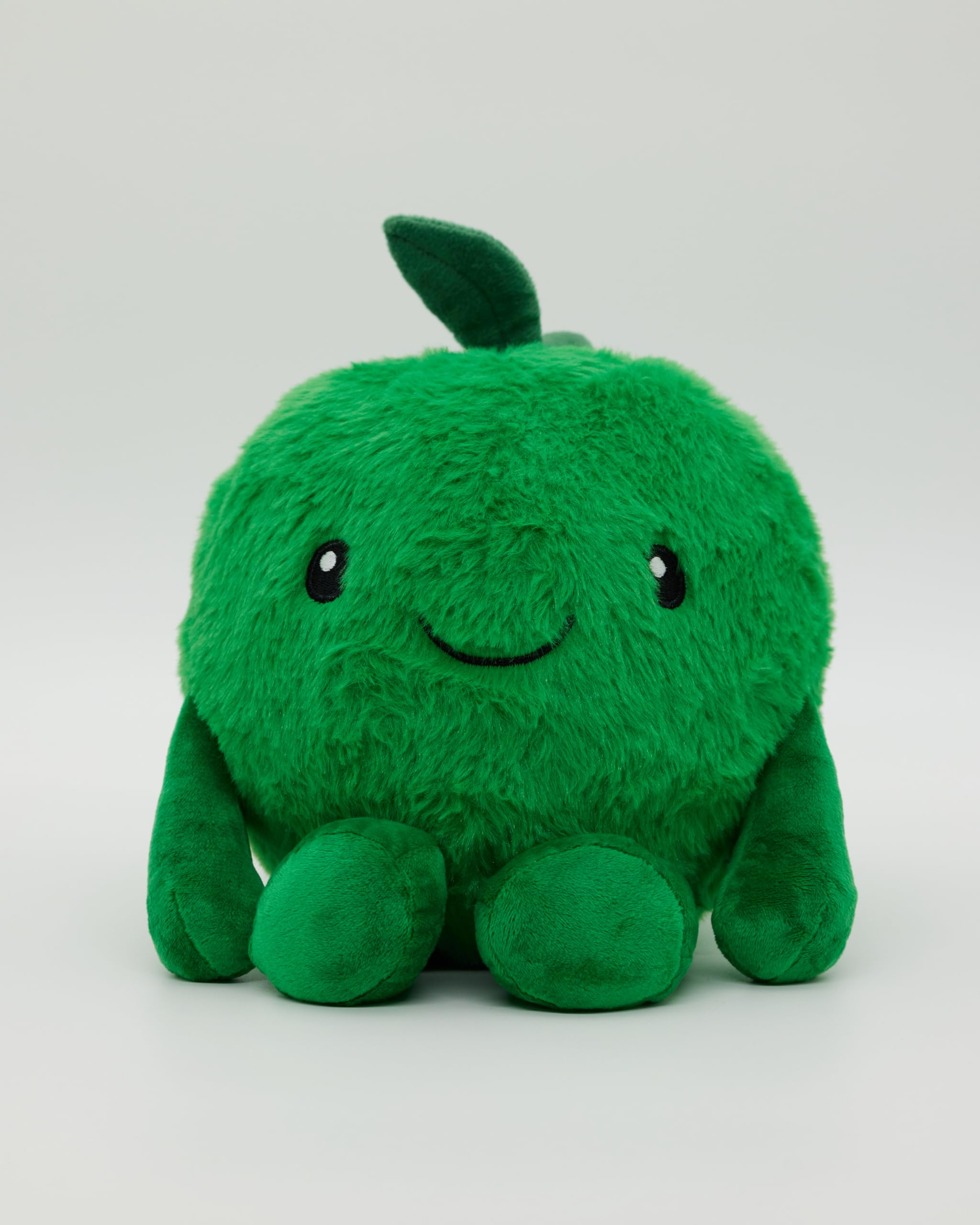 Snuggz Apple Weighted Plush Soft Toy 0.8kg - Plush Pillow for Cuddle Comfort, Cute Stuff for Kids - Calming Weighted Cuddly Toy Companion for Cosy Rest — image 1
