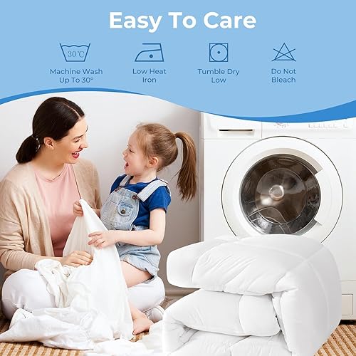 Miniatura 7 de YUGYVOB Cubrecolchón tamaño Queen, 600GSM, extra grueso, refrescante y transpirable, con bolsillo profundo de 8 a 21 pulgadas y relleno alternativo