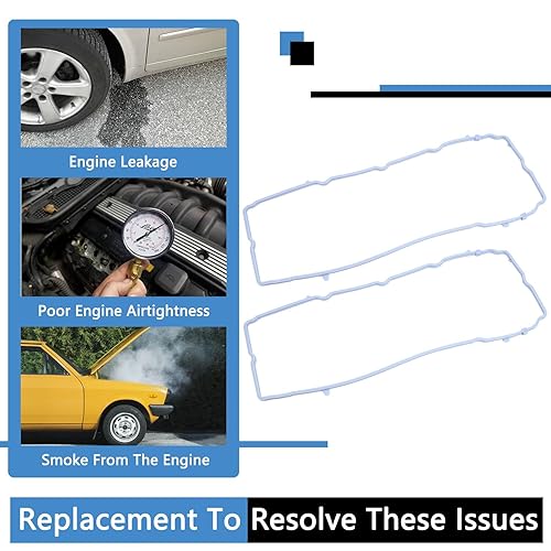 Miniatura 9 de Juego de juntas de tapa de válvula - Compatible con 2011-2020 3.6L V6 Dodge Avenger Challenger Durango Grand Caravan Journey Ram ProMaster 1500 2500
