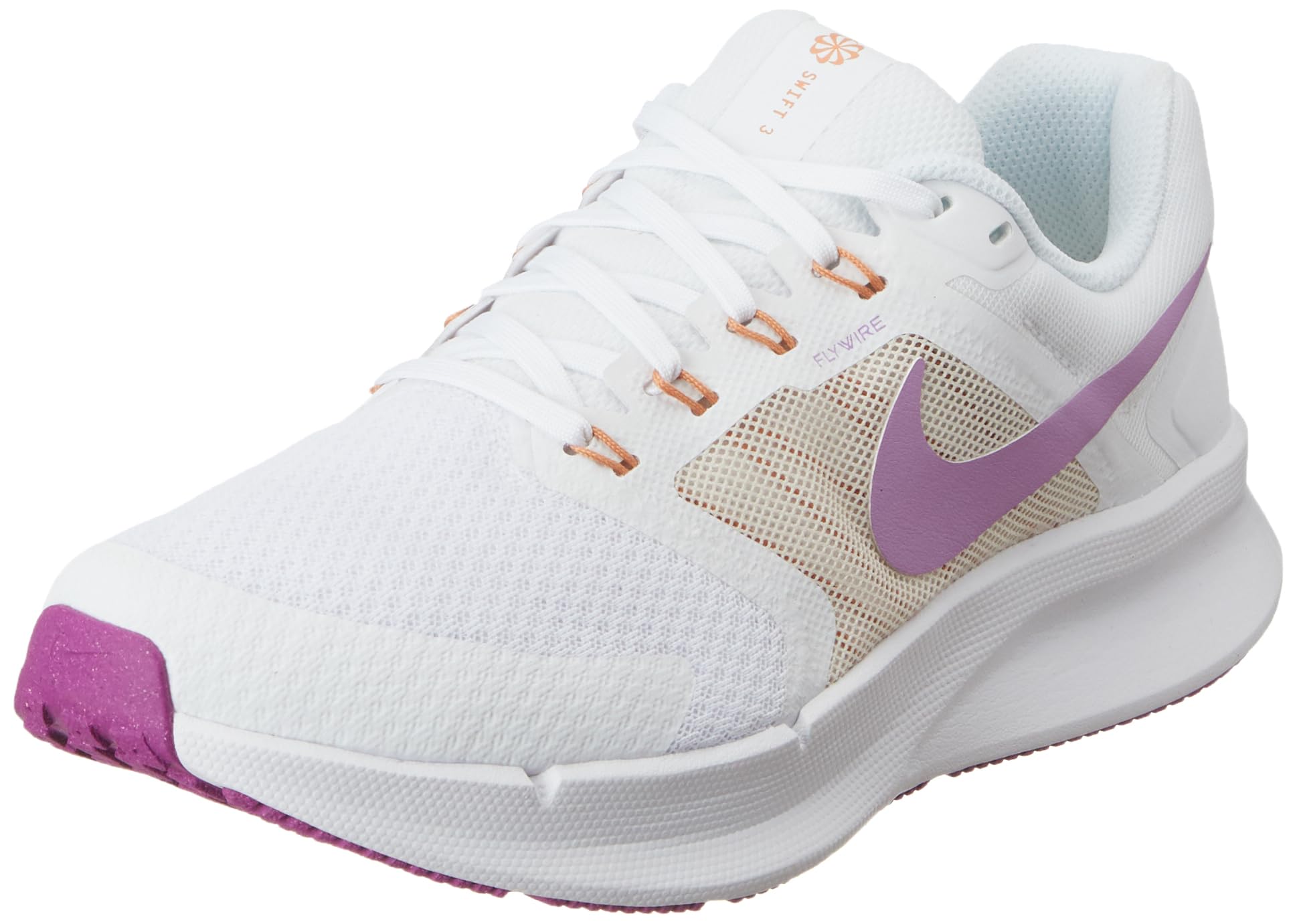 Nike Womens Running Shoes W Run Swift 3-White/Rush Fuchsia-Guava Ice-Amber Brown-Dr2698-103-4Uk (B0CDQJNDBW) Amazon Price History, Amazon Price Tracker